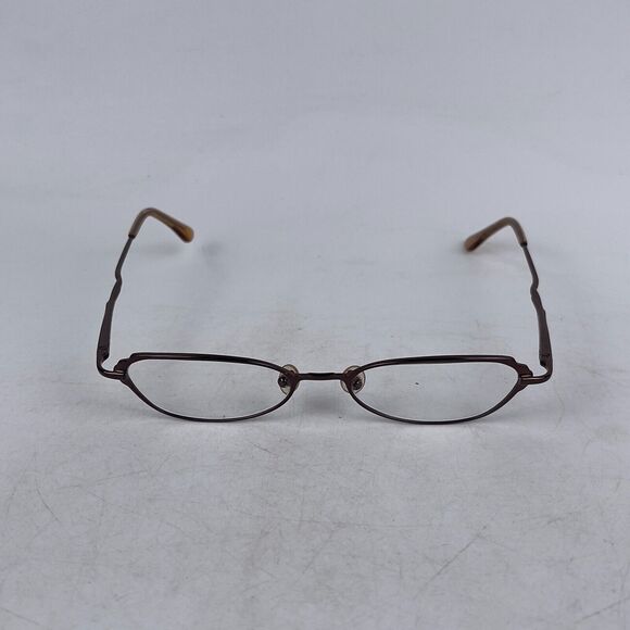 Bebe Tease Fudgy Eyeglasses Frame Unisex Brown Metal Oval Full‎ Rim 49-17-135 - Picture 2 of 14